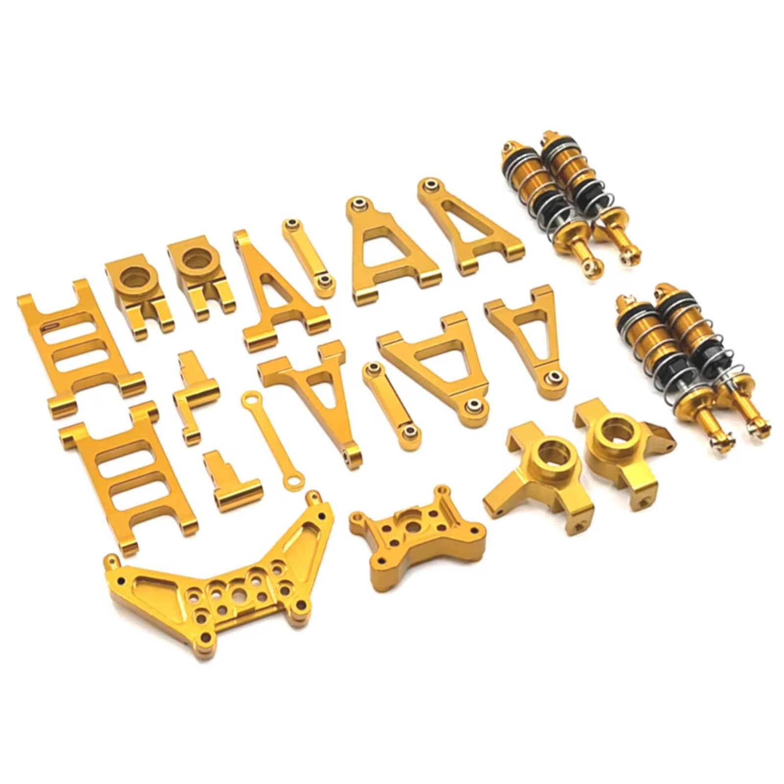 YONMFRDS RC Autoteile Für Mjx Für Hyper Go 14301 14302 14303 1/14 Lenkbecher Für Schwingarmhalterungen RC-Teile Fernbedienung Auto Ersatzzubehör(Yellow) von YONMFRDS