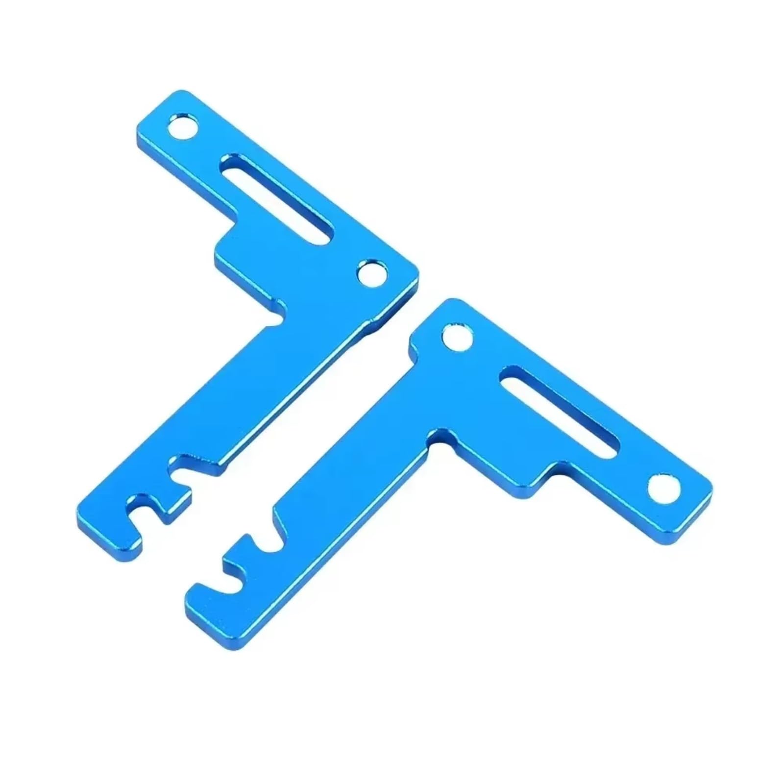 YONMFRDS RC Autoteile Für Tamiya Für TT02 Für TT02B Aluminium Legierung Kurze Batterie Halterung Kit RC Auto Upgrade Teile Zubehör Ersatz(Blue) von YONMFRDS