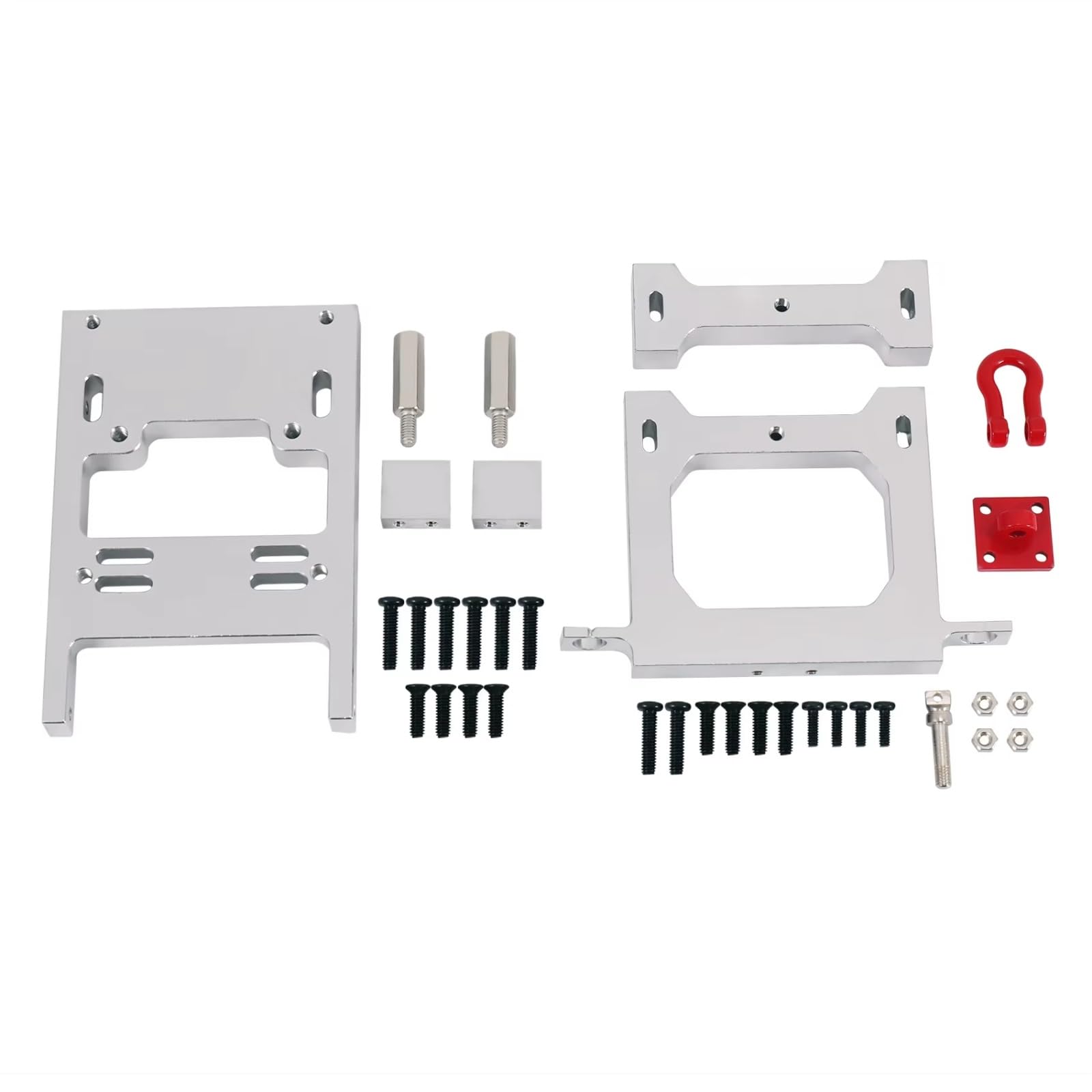 YONMFRDS RC Autoteile Für WPL B14 B24 B16 B36 C14 C24 1/16 Metallträger Heckstoßstange Servohalterung RC Auto Upgrade Teile Ersatzteile von YONMFRDS