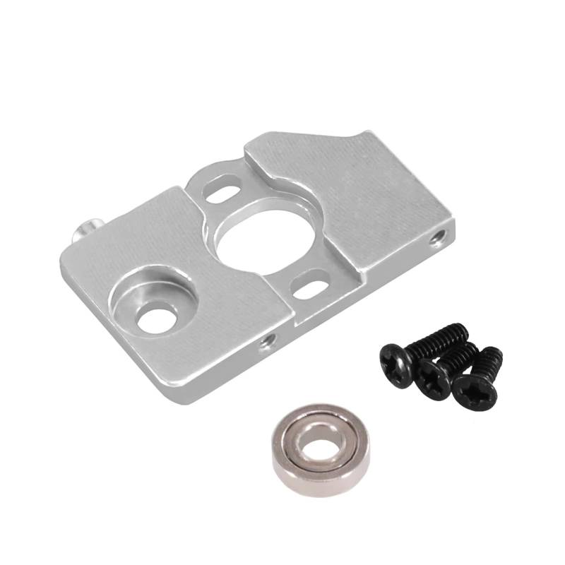 YONMFRDS RC Autoteile Für Wltoys 284010 284161 1/28 Fernbedienung Auto Metall Upgrade Teile Zubehör Motor Halterung RC Auto Ersatz Teile(Silver) von YONMFRDS