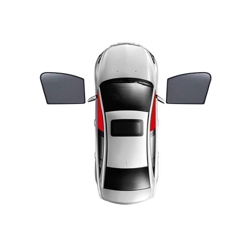 YOPMNHGD Für Citroen C4 Picasso (7 Sitze) 2017-heute,Magnetic Special Curtain Window Sunshade Mesh Shade Jalousie Vollständig Abgedeckt(2 Front Doors) von YOPMNHGD