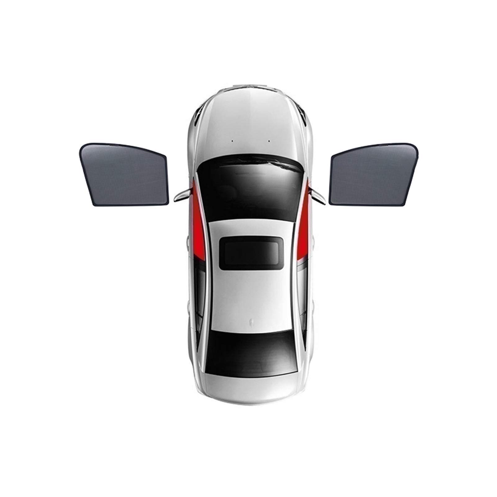 YOPMNHGD Für Hyundai KONA, Magnetischer Spezialvorhang Fenster Sonnenschutz Mesh Shade Jalousie Vollständig Abgedeckt(2 Front Doors) von YOPMNHGD