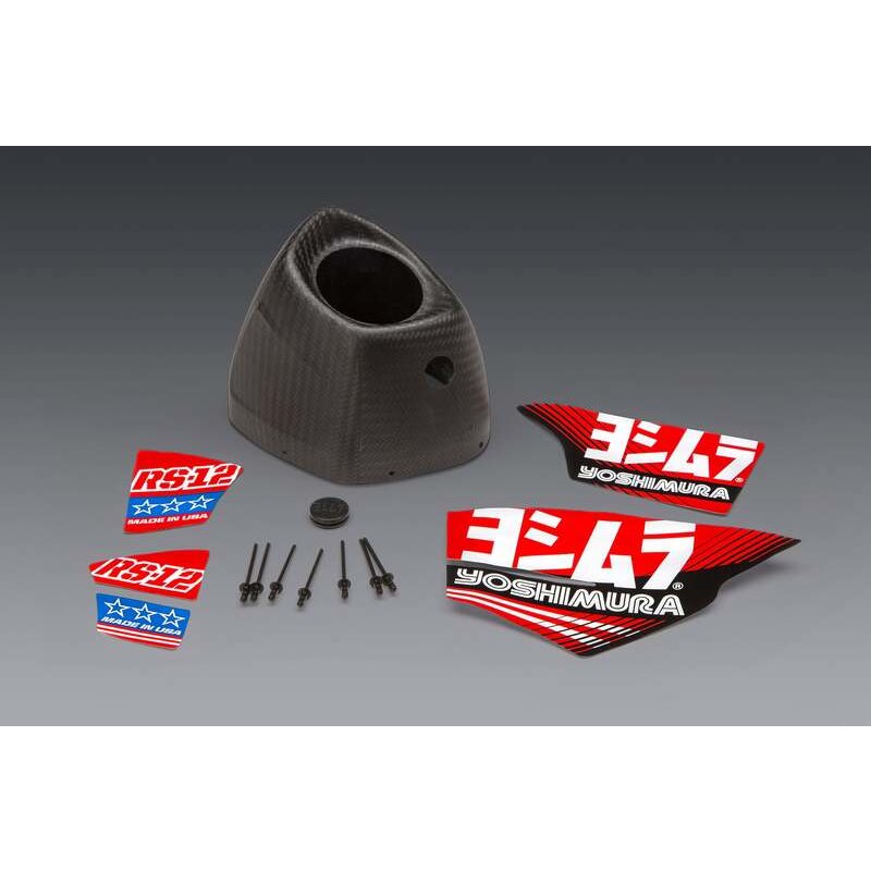 YOSHIMURA USA Carbon End Cap Replacement Kit RS-12 von YOSHIMURA US