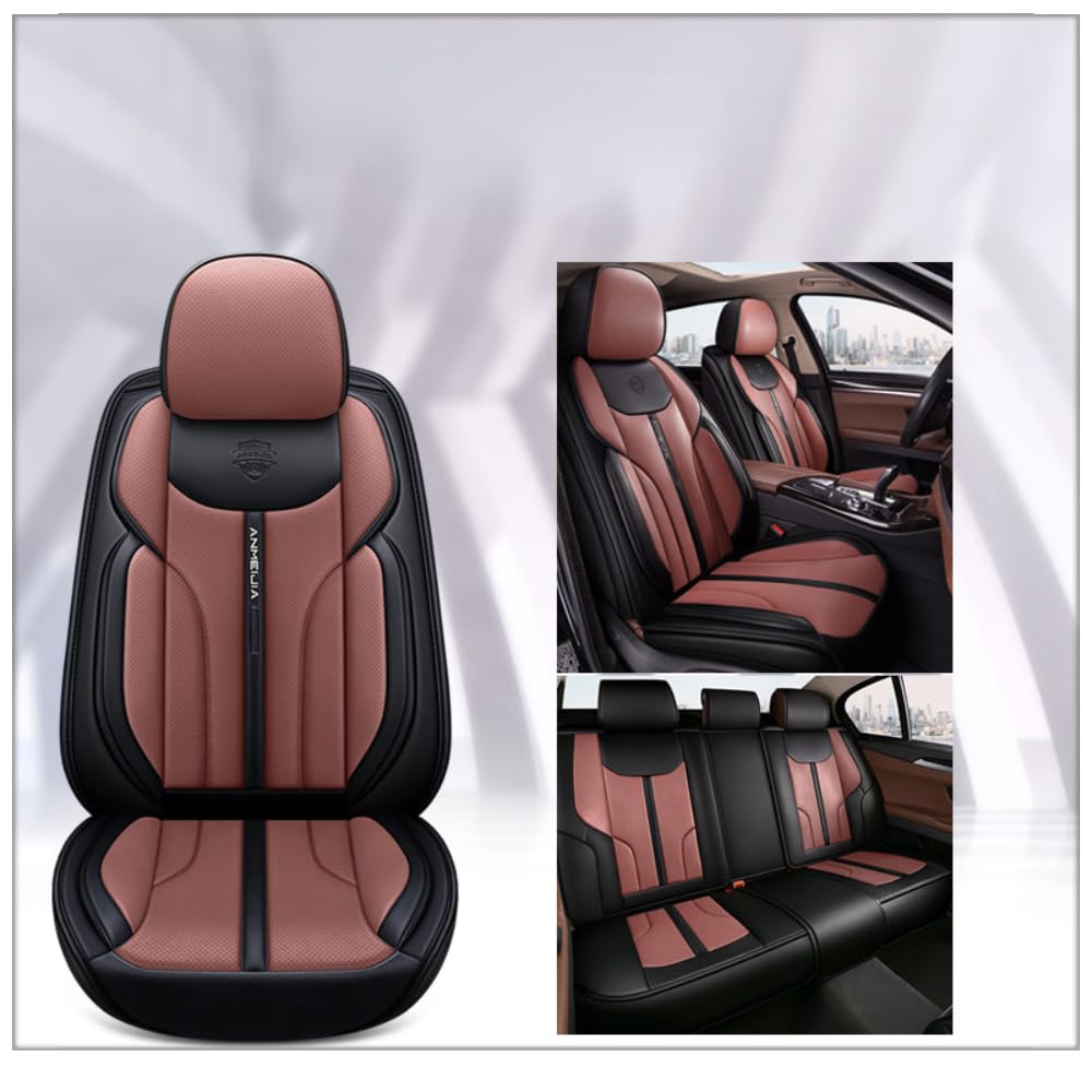 YOUFOX Sitzbezüge Auto Autositzbezüge Universal Set für BMW X5 E53 E70 F15 G05 Auto Zubehör、Rosa von YOUFOX