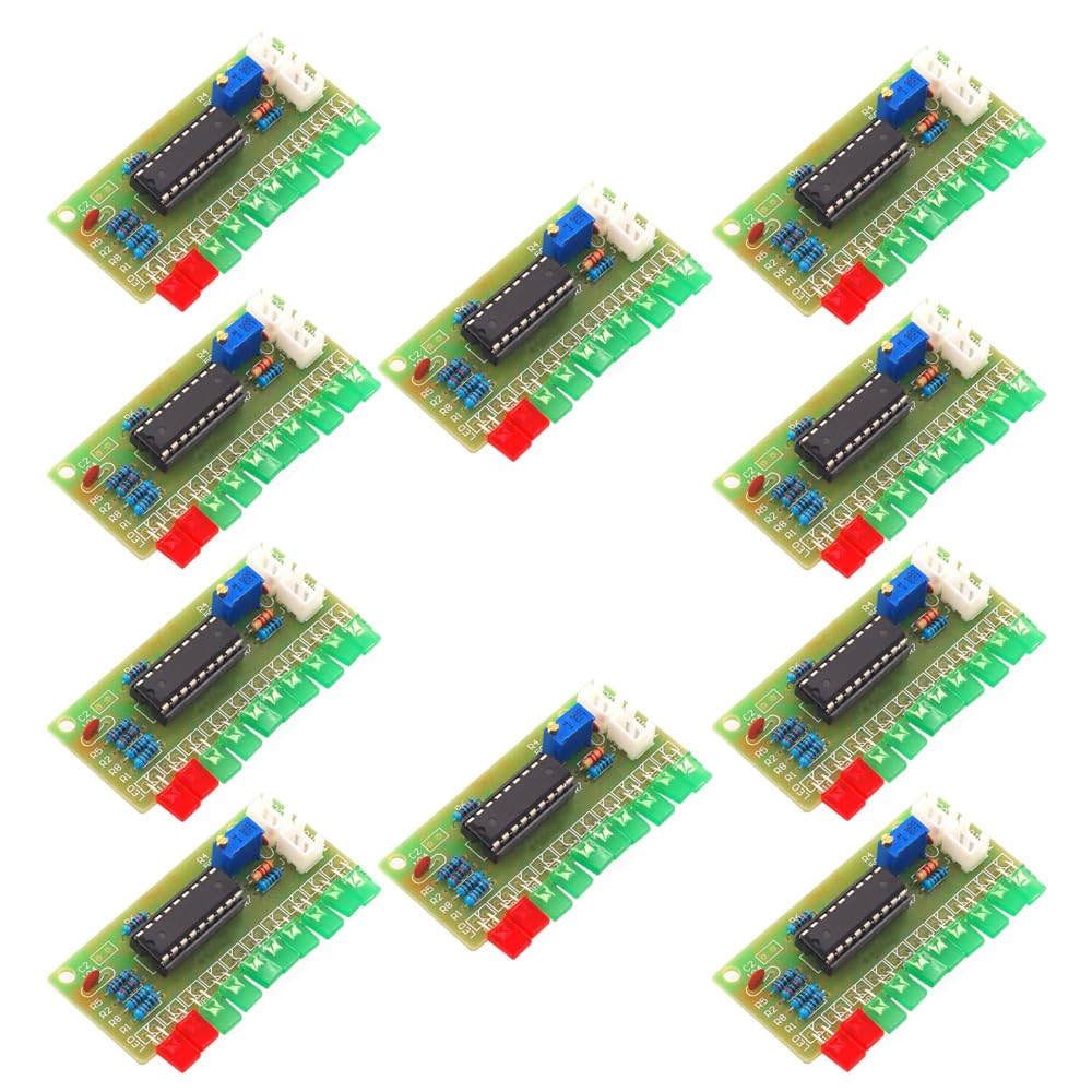 10PCS LM3915 10 Segment Audio Level Indicator Device Module DIY Parts Kit von YOURRYONG DE