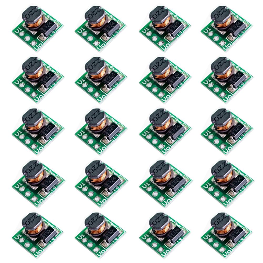 20pcs 1.5V 1.8V 2.5V 3V 3.3V 3.7V 4.2V to 3.3V DC-DC Boost Conversion Module von YOURRYONG DE