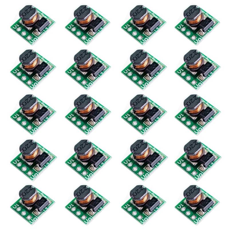 20pcs 1.5V 1.8V 2.5V 3V 3.3V 3.7V 4.2V to 3.3V DC-DC Boost Conversion Module von YOURRYONG DE