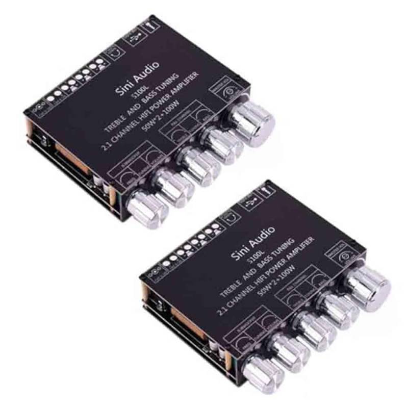 2PCS DC5-26V 10A 4-8R XY-S100L S100L 2.1 Channel Digital Board 50Wx2+100W Module von YOURRYONG DE