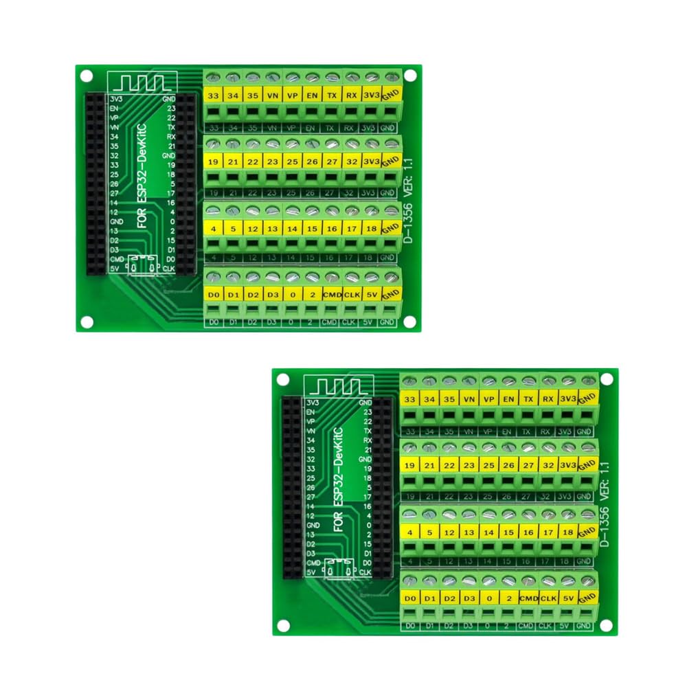 2PCS Screw Terminal Block Breakout Module Board von YOURRYONG DE