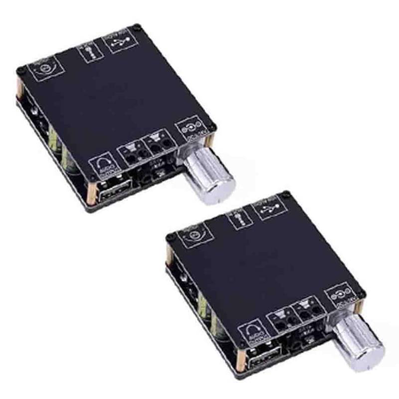 2PCS XY-C100L DC5-24V Mini 5.0 Board Dual Channel 50Wx2 Board von YOURRYONG DE