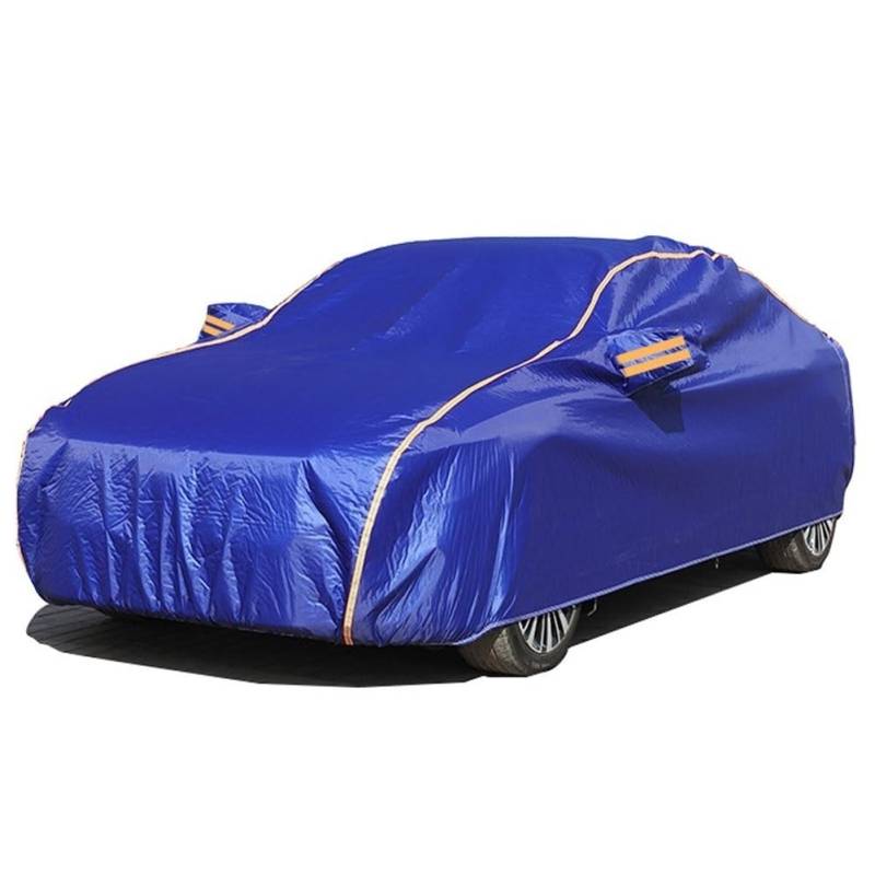 Vollständige Autoabdeckung Für Audi A4 Cabriolet 2002-2008 | Maßgeschneidert Wasserdicht Sonnenfest Kratzfest Autoabdeckung Mit Reflektierenden Streifen(Blue) von YOYIFA