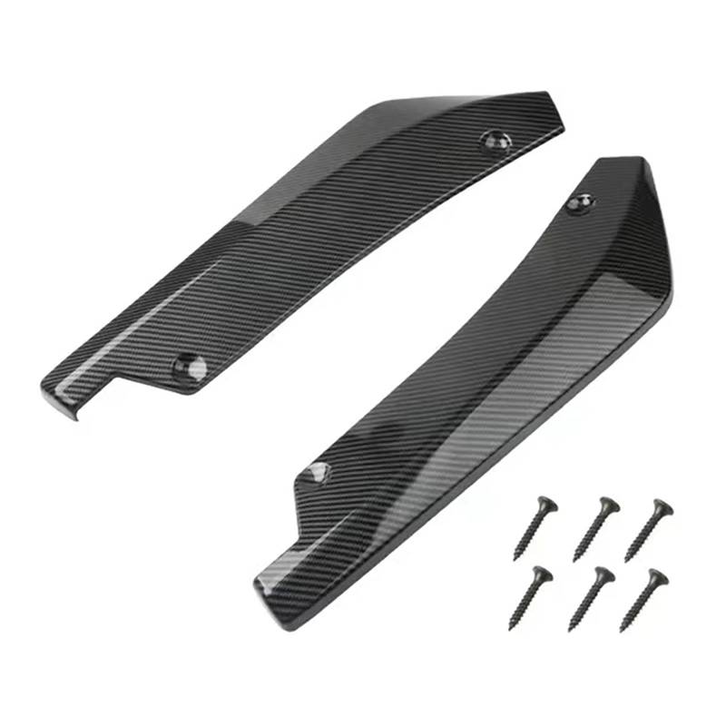 2 Stück Auto Heckspoiler Lippe Antikollisions-Eckschutz Seitenschweller Splitter, Kompatibel für Acura MDX ZDX,B-Carbon Fiber Look von YPFYBHD