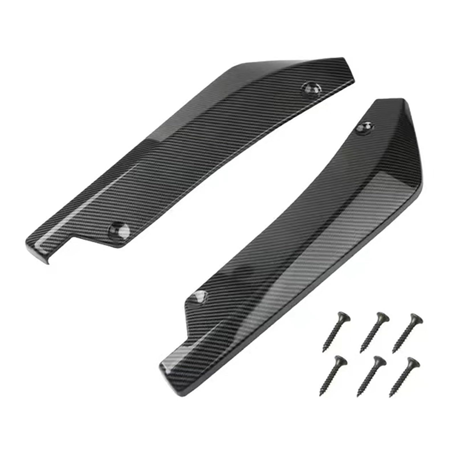 2 Stück Auto Heckspoiler Lippe Antikollisions-Eckschutz Seitenschweller Splitter, Kompatibel für Acura TLX-L ILX RLX,B-Carbon Fiber Look von YPFYBHD