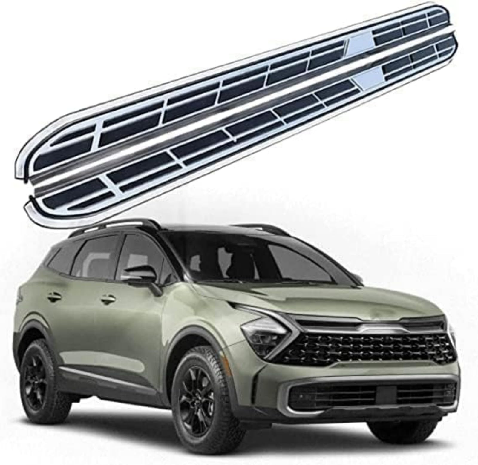 Car Side Skirts für KIA New Sportage NQ5 2022 2023,Kompatibel mit originalen Radkastenverkleidungen Widerstandsfähig gegen Steinschlag und Korrosion von YPJHHXQ