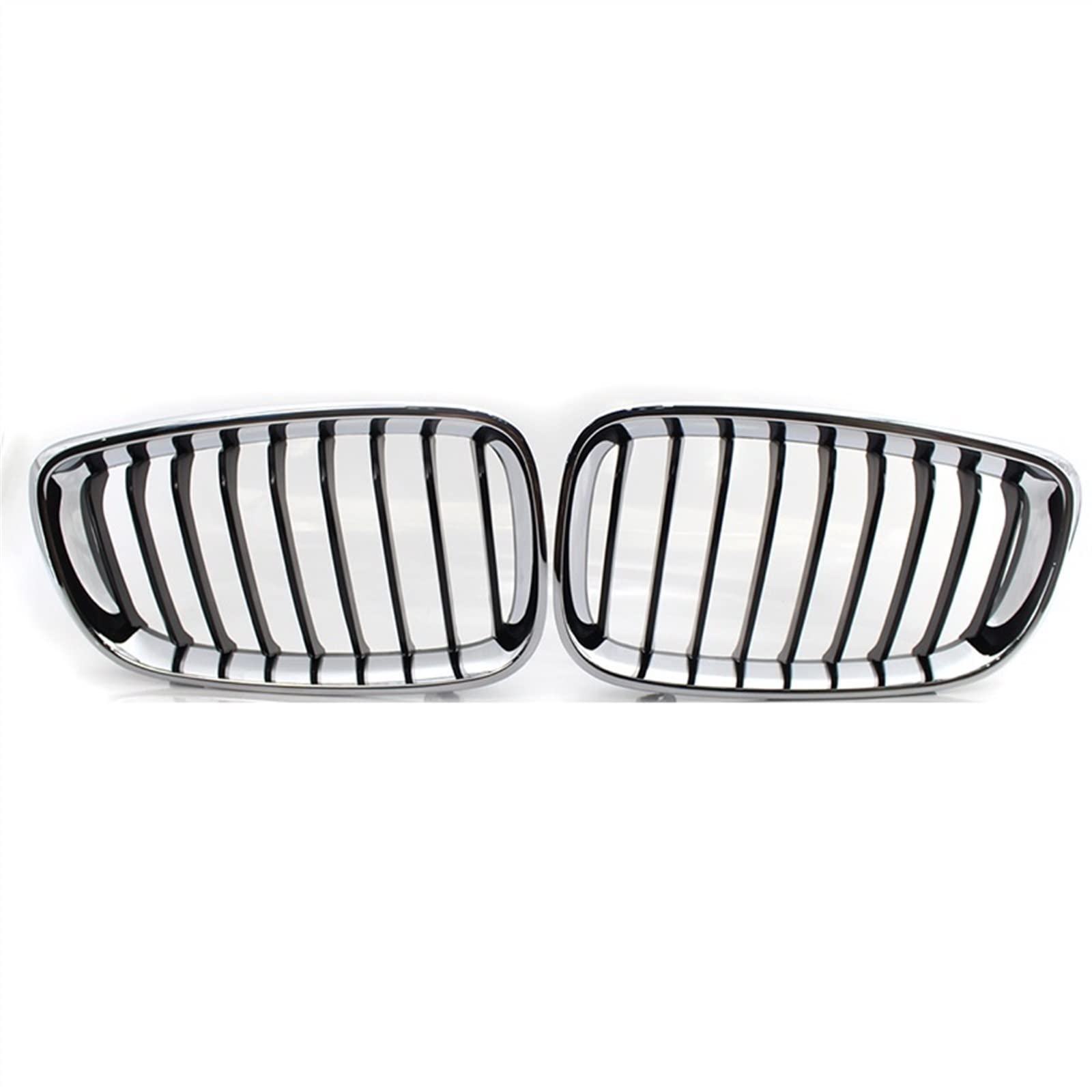 Nieren Kühlergrille Kompatibel Mit 3er Für F34 GT 2013 2014 2015 2016 2017 2018 Nierengitter Lufteinlass Grill Auto Frontgitter Stoßstange Motorhaube Obere Gitterabdeckung(1 Pair Semi-plated) von YPLVWSOYQ