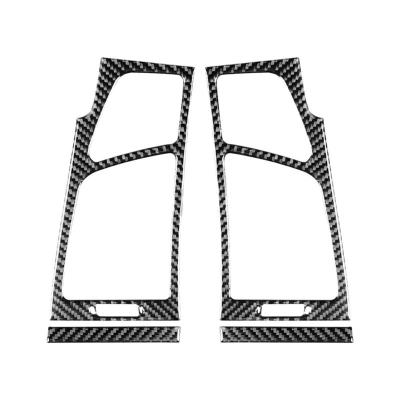 YPLVWSOYQ Kompatibel Mit E87 1er E81 E82 E88 2008–2013, Kohlefaser Klimaanlage Auslass Scheinwerfer Schalttafel Schlüsselloch Rahmenaufkleber Klimaanlage Outlet Trim(Air Outlet) von YPLVWSOYQ