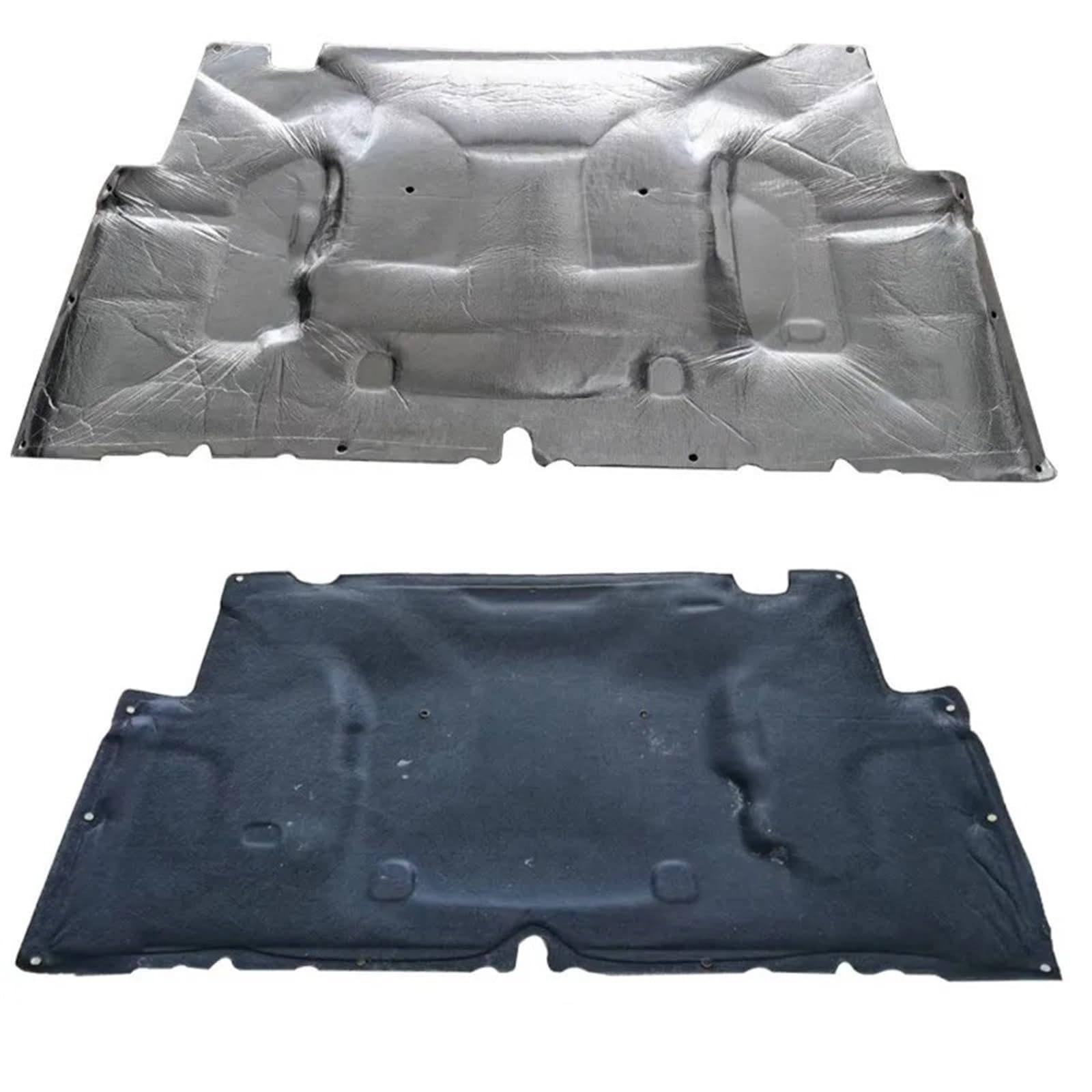 YPLVWSOYQ Kompatibel Mit Jeep Für Wrangler 2018 2019 2020 2021 2022 Auto Aluminiumfolie Wärme Schalldämmung Baumwolle Fronthaube Motor Firewall Mat Cove von YPLVWSOYQ