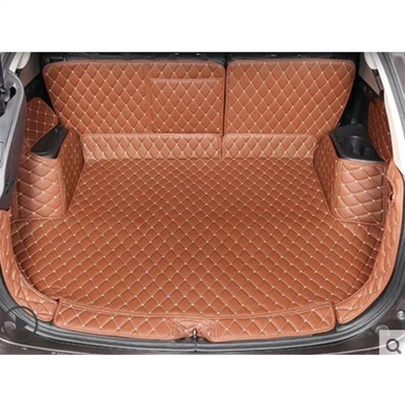 YPLVWSOYQ Kompatibel Mit Mitsubishi Für Outlander 2020 2019 2018 2017 2016 2015 2014 2013 5 Sitze Kofferraummatten Langlebige Kofferraumteppiche Cargo Liner Gepäckabdeckung Kofferraummatten(2) von YPLVWSOYQ