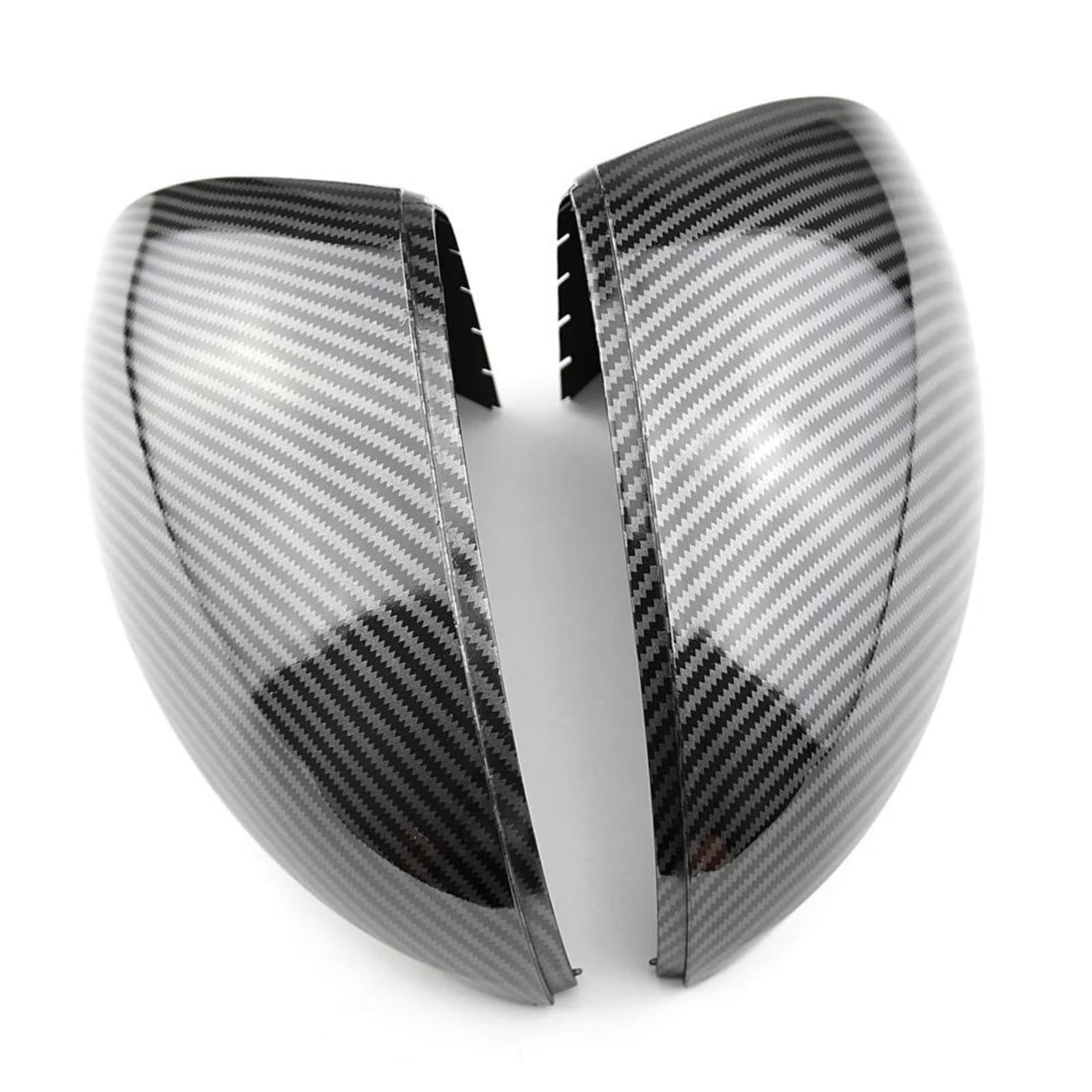 YPLVWSOYQ Kompatibel Mit Seat Für Alhambra 2011–2020. 1 Paar Glänzend Schwarze Seitenrückspiegelabdeckung Aus Kohlefaser Gehäuse Auto-Rückspiegel(Carbon Fiber) von YPLVWSOYQ