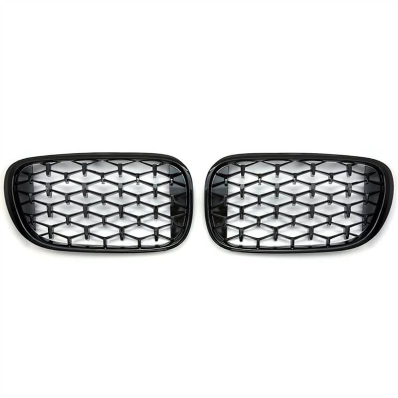 YPLVWSOYQ Nieren Kühlergrille Kompatibel Mit 7er Für G11 G12 2016 2017 2018 2019 2020 Nierengitter Lufteinlass Grill Auto Frontgitter Stoßstange Haube Obere Gitterabdeckung(Gloss Black) von YPLVWSOYQ