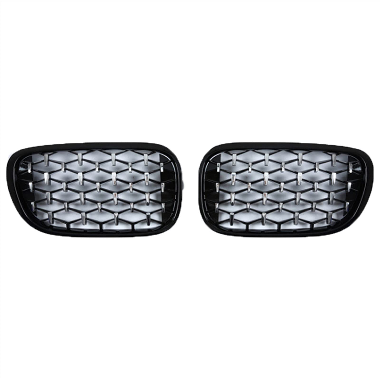 YPLVWSOYQ Nieren Kühlergrille Kompatibel Mit 7er Für G11 G12 730li 740li 2016 2017 2018 2019 Nierengitter Lufteinlass Grill Auto Frontgitter Stoßstange Haube Obere Gitterabdeckung(Black Silver) von YPLVWSOYQ