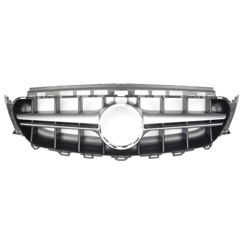 YPLVWSOYQ Nieren Kühlergrille Kompatibel Mit Benz Für W213 C238 2016 2017 2018 2019 Für E180 E200 E220 E300 E350 E400 E450 Auto-Frontstoßstange Renngitter Frontgrill(Silver,E63S) von YPLVWSOYQ