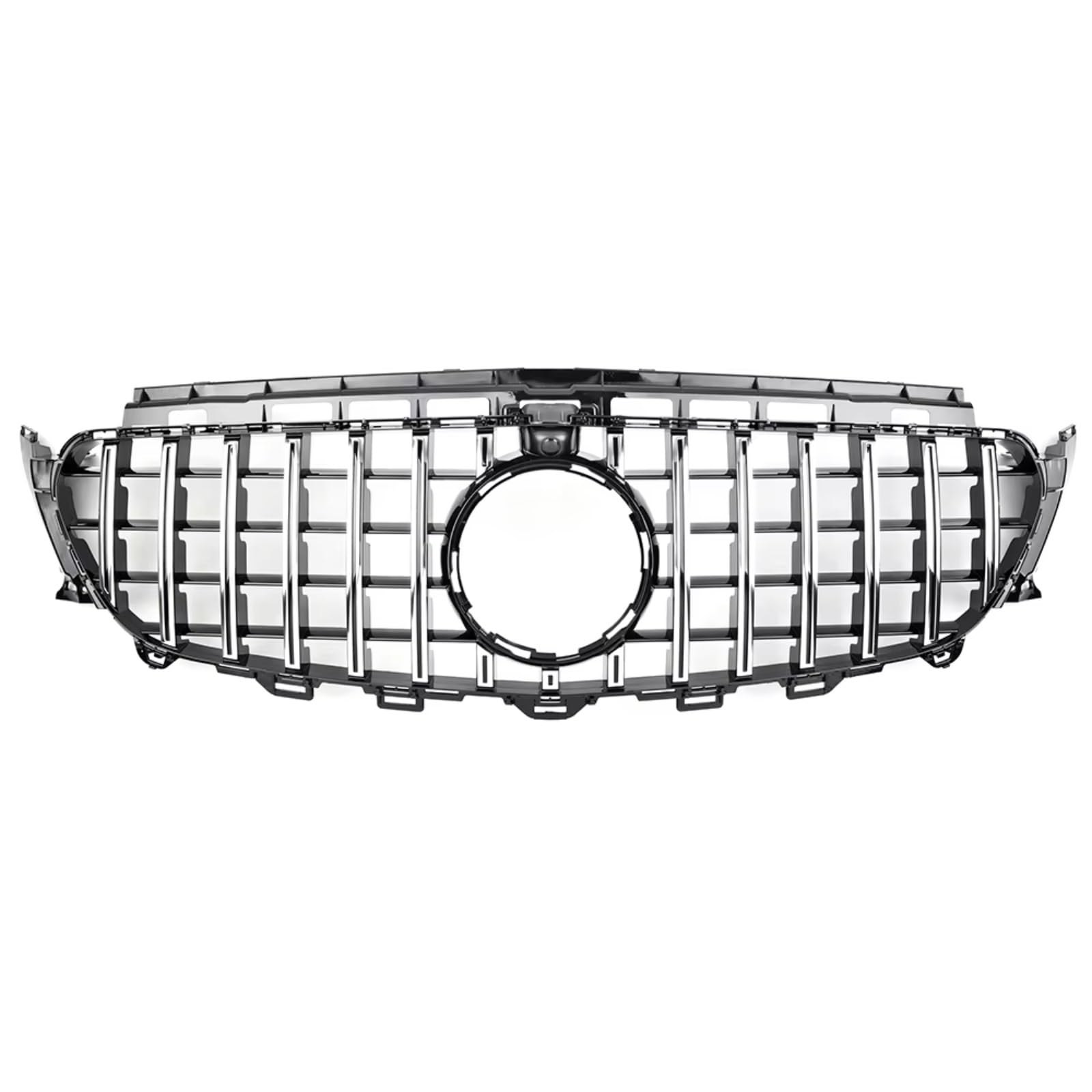 YPLVWSOYQ Nieren Kühlergrille Kompatibel Mit Benz Für W213 C238 2016 2017 2018 2019 Für E180 E200 E220 E300 E350 E400 E450 Auto-Frontstoßstange Renngitter Frontgrill(Silver,GT) von YPLVWSOYQ