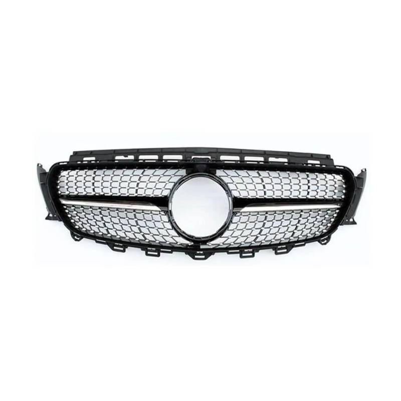 YPLVWSOYQ Nieren Kühlergrille Kompatibel Mit Benz Für W213 E200 E300 E250 E320 E350 E400 2016 2017 2018 2019 2020 Auto-Frontgittergrill Frontstoßstangengrill Mit Kameraloch(Black,Diamond) von YPLVWSOYQ