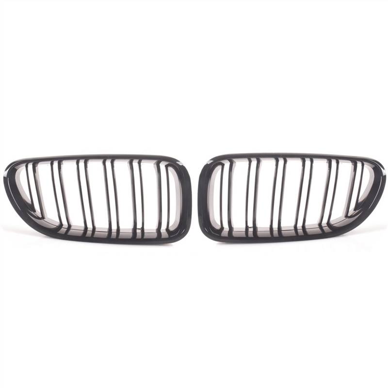 YPLVWSOYQ Nieren Kühlergrille Kompatibel Mit F06 F12 F13 M6 2012 2013 2014 2015 2016 2017 2018 2019 Auto Vorne Nierengitter Stoßstange Haube Obere Grillabdeckung(Gloss Black) von YPLVWSOYQ