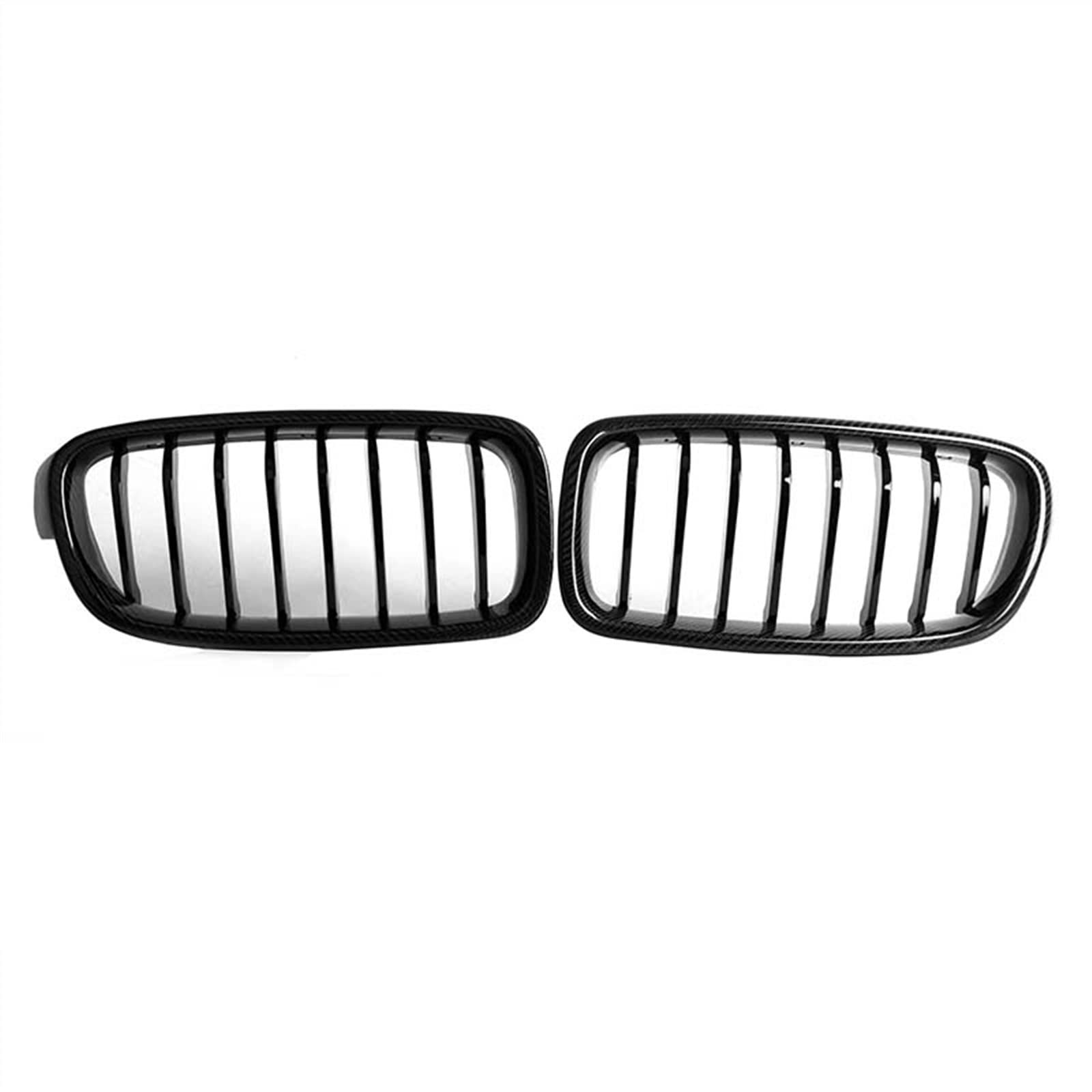 YPLVWSOYQ Nieren Kühlergrille Kompatibel Mit F30 F31 2012 2013 2014 2015 2016 2017 2018 Auto Obere Grillabdeckung Stoßstange Haube Front Nierengitter Air Intake Grill Kohlefaser von YPLVWSOYQ