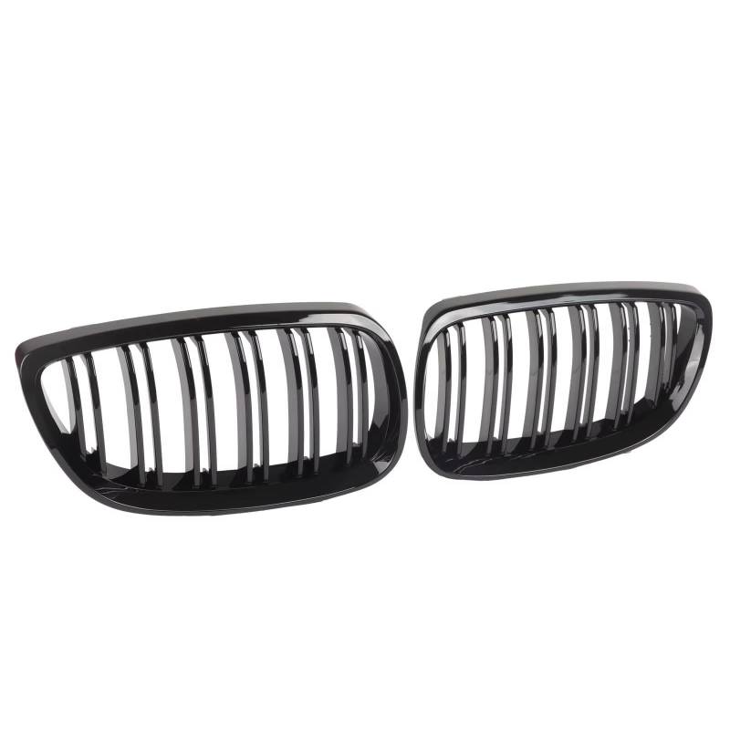 YPLVWSOYQ Nieren Kühlergrille Kompatibel Mit Für E92 E93 M3 2006 2007 2008 2009 Auto-Frontstoßstange Nierengrill Dual Slat Line Grille Renngitter Ersatzteil von YPLVWSOYQ