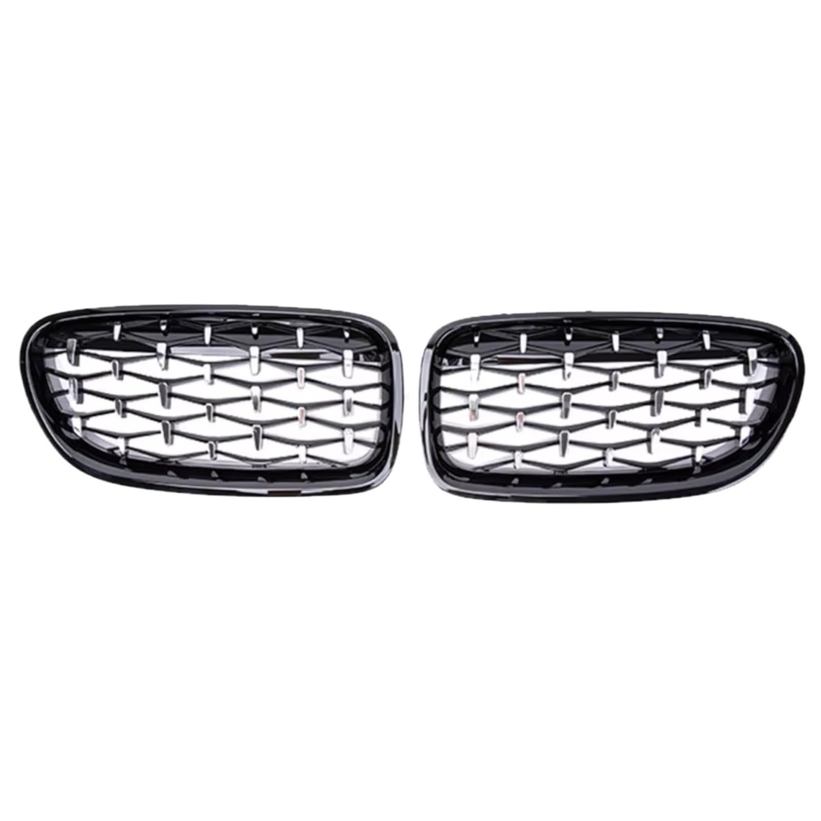 YPLVWSOYQ Nieren Kühlergrille Kompatibel Mit Für F10 F11 F18 520i 523i 528i 520d 530d 5er 2010 2011 2012 2013 2014 2015 2016 Frontstoßstange Nierengitter Racing Grill(Black+Sliver) von YPLVWSOYQ