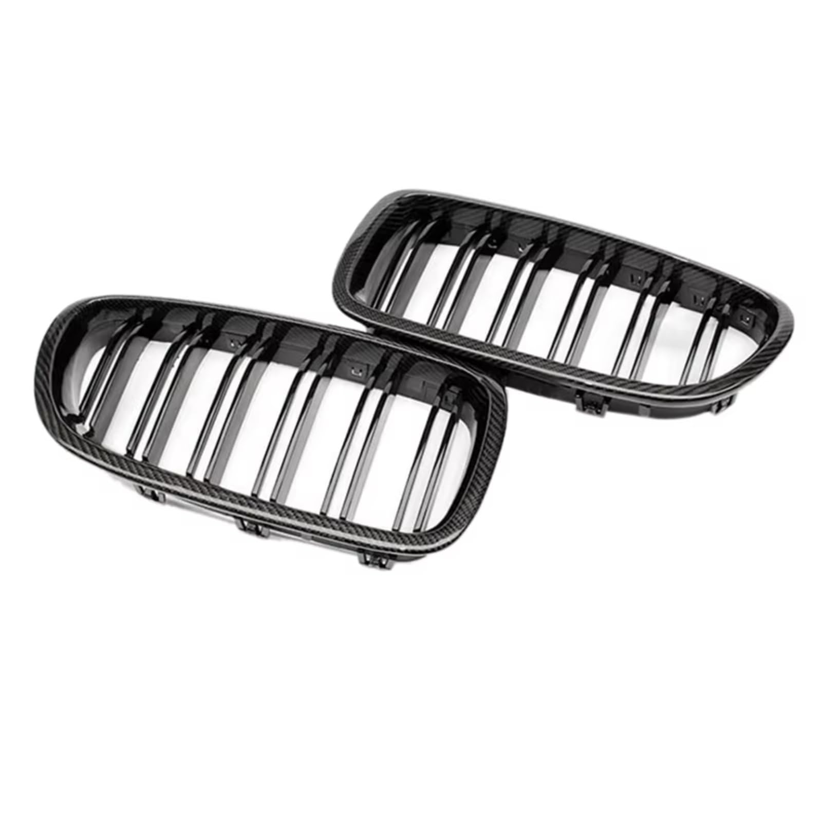 YPLVWSOYQ Nieren Kühlergrille Kompatibel Mit Für F10 F11 Für M5 5er-Serie 2010 2011 2012 2013 2014 2015 2016. Auto-Doppellamellen-Sportgrill, Frontstoßstange, Nierengitter von YPLVWSOYQ