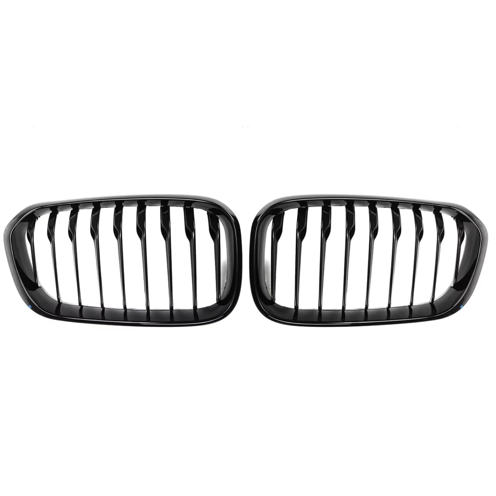 YPLVWSOYQ Nieren Kühlergrille Kompatibel Mit Für F20 F21 120i LCI 1 Serie 2015 2016 2017, Auto-Frontnieren-Stoßstangengrill, Sportgrill, Einzellamellengrill, Renngrill von YPLVWSOYQ