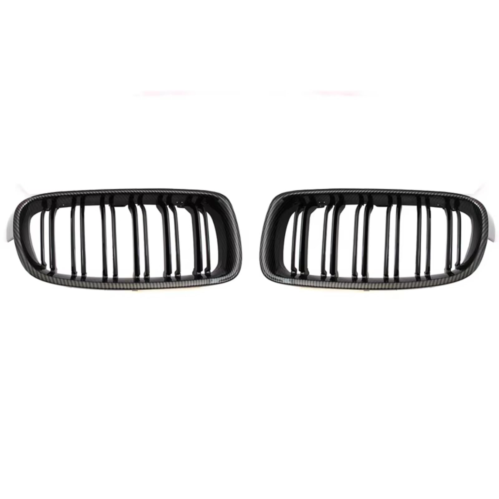 YPLVWSOYQ Nieren Kühlergrille Kompatibel Mit Für F30 F31 F35 2012 2013 2014 2015 2016 2017 2018 Autozubehör Auto-Frontstoßstange Nierengitter Doppellamellengitter(Carbon) von YPLVWSOYQ