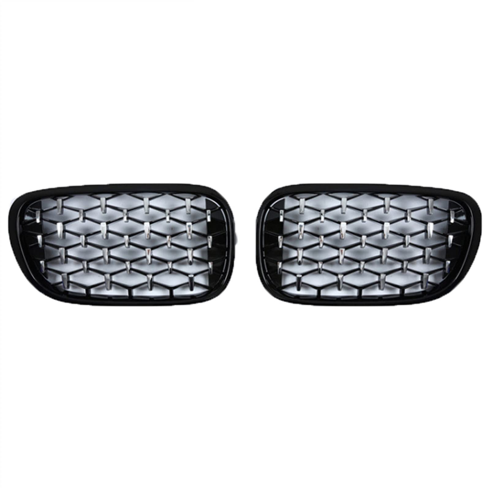 YPLVWSOYQ Nieren Kühlergrille Kompatibel Mit G11 G12 730li 740li 2016 2017 2018 2019 Auto Obere Grillabdeckung Vorne Niere Grilla Lufteinlass Grill Stoßstange Haube(Black Silver) von YPLVWSOYQ