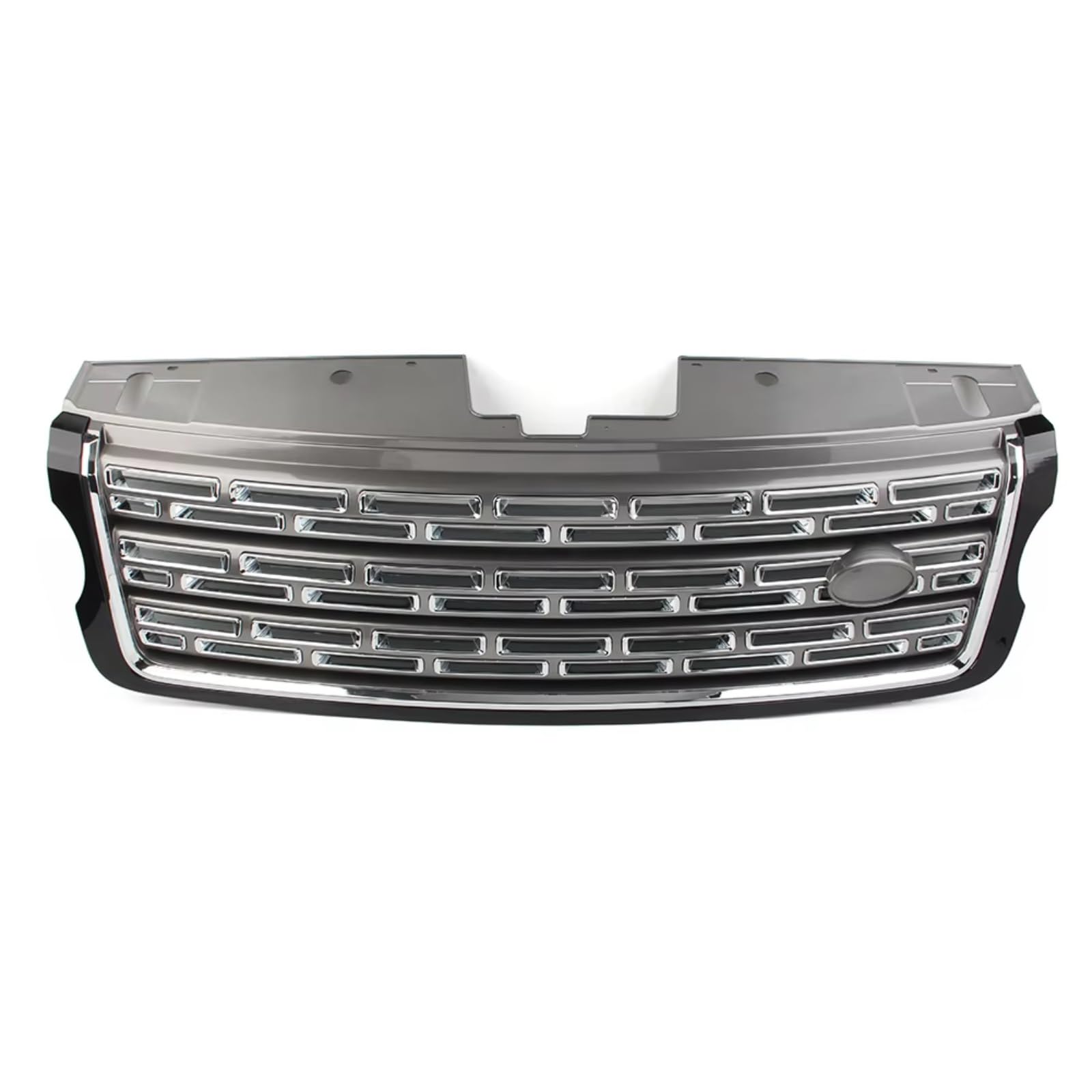 YPLVWSOYQ Nieren Kühlergrille Kompatibel Mit Land Für Rover Für Range Für Rover 2013 2014 2015 2016 2017 Auto-Frontstoßstangen-Obergrill LR083321 Ersatzzubehör(Gloss Black n Gray) von YPLVWSOYQ