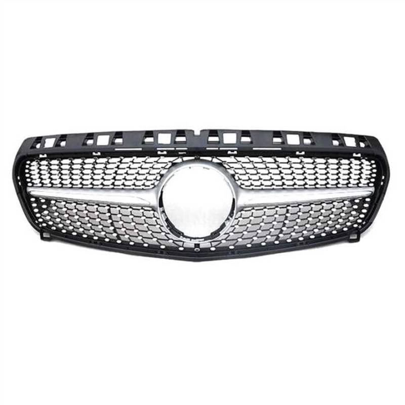 YPLVWSOYQ Nieren Kühlergrille Kompatibel Mit Mercedes Für Benz Für W176 A-Serie 2012 2013 2014 2015 Nierengitter Lufteinlassgrill Auto-Frontgitter Stoßstangenhaube Obere Grillabdeckung von YPLVWSOYQ