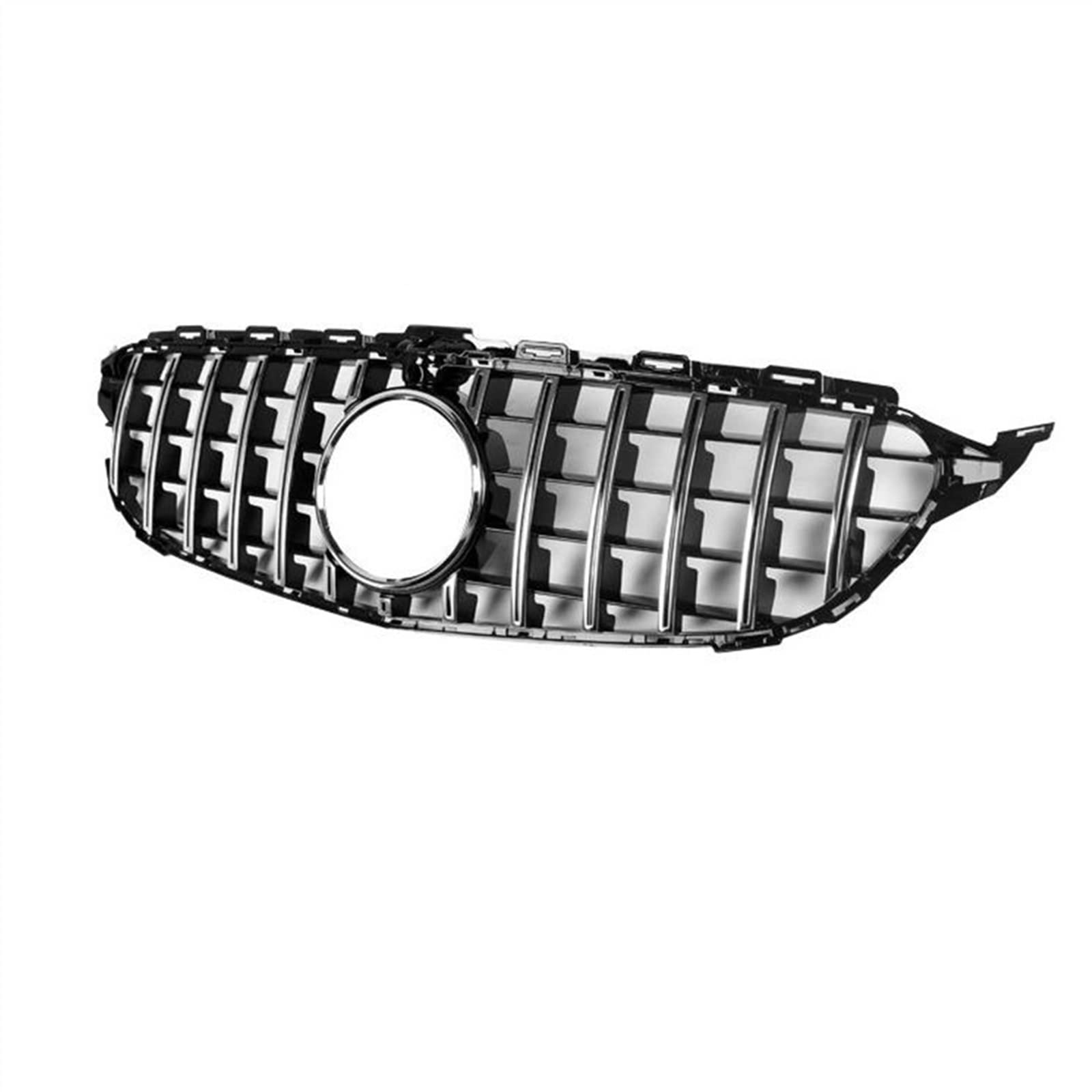 YPLVWSOYQ Nieren Kühlergrille Kompatibel Mit Mercedes Für Benz Für W205 C200 C300 2019 2020 2021. Vorderer Kühlergrill, Obere Stoßstangenhaube, Mesh-Kühler-Entlüftungsgitter von YPLVWSOYQ