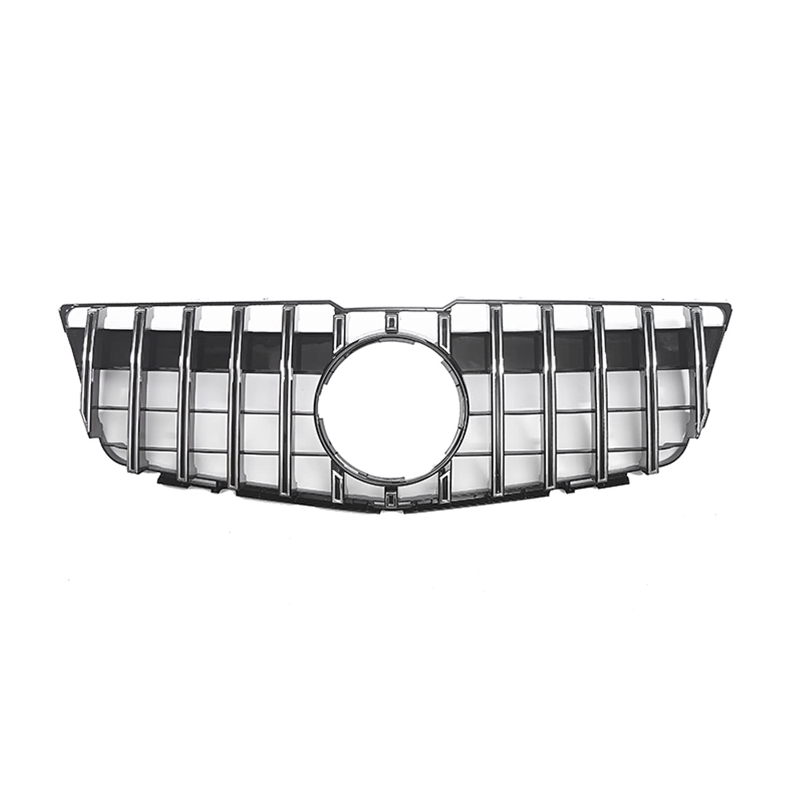 YPLVWSOYQ Nieren Kühlergrille Kompatibel Mit Mercedes Für Benz Für X204 GLK250 GLK300 GLK350 GT GLK-Klasse 2008 2009 2010 2011 2012, Auto-Oberer Frontgrill, Netzgitter-Set, Stoßstangenhaube von YPLVWSOYQ