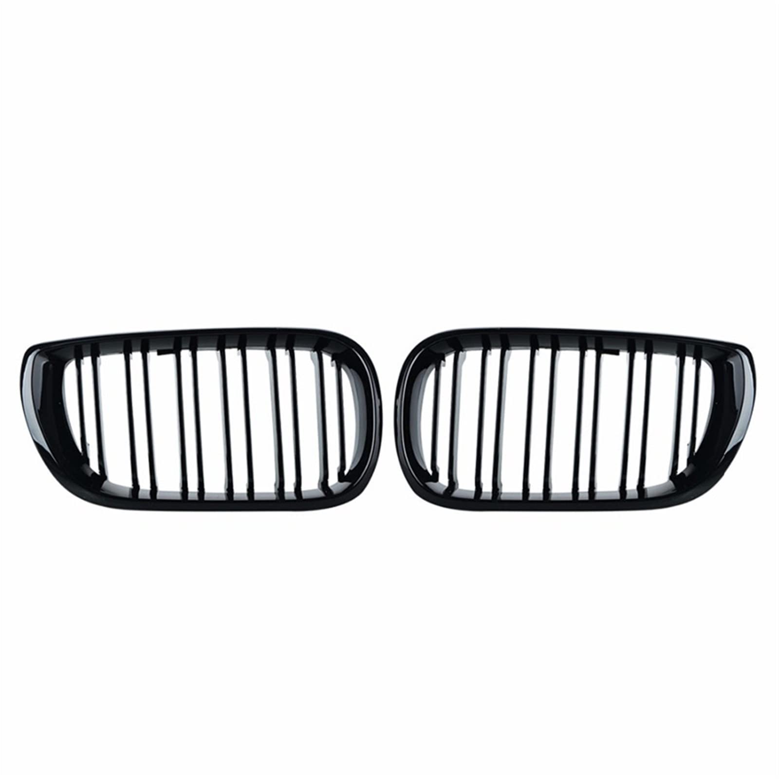 YPLVWSOYQ Nieren Kühlergrille Kompatibel mit E46 2002 2003 2004 2005 Auto-Stoßstangenhauben-Abdeckung Front-Nierengrill Lufteinlassgitter Oberer Grill Doppellamellen-Grilla von YPLVWSOYQ