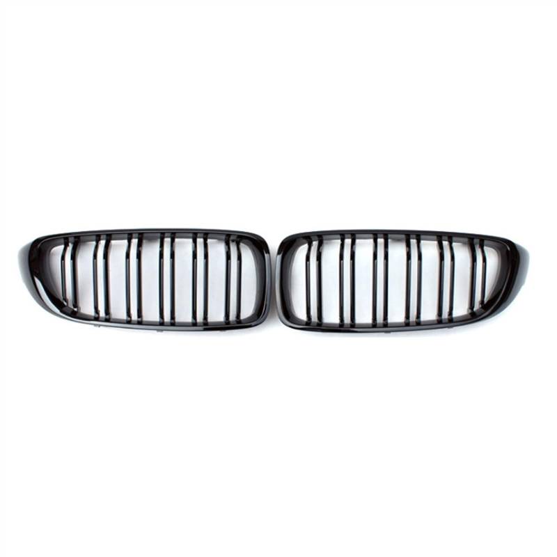 YPLVWSOYQ Nieren Kühlergrille Kompatibel mit F32 F33 F36 F80 F82 2013 2014 2015 2016 2017 2018 Auto Obere Grillabdeckung Stoßstange Haube Lufteinlass Grill Front Nierengitter(Gloss Black) von YPLVWSOYQ