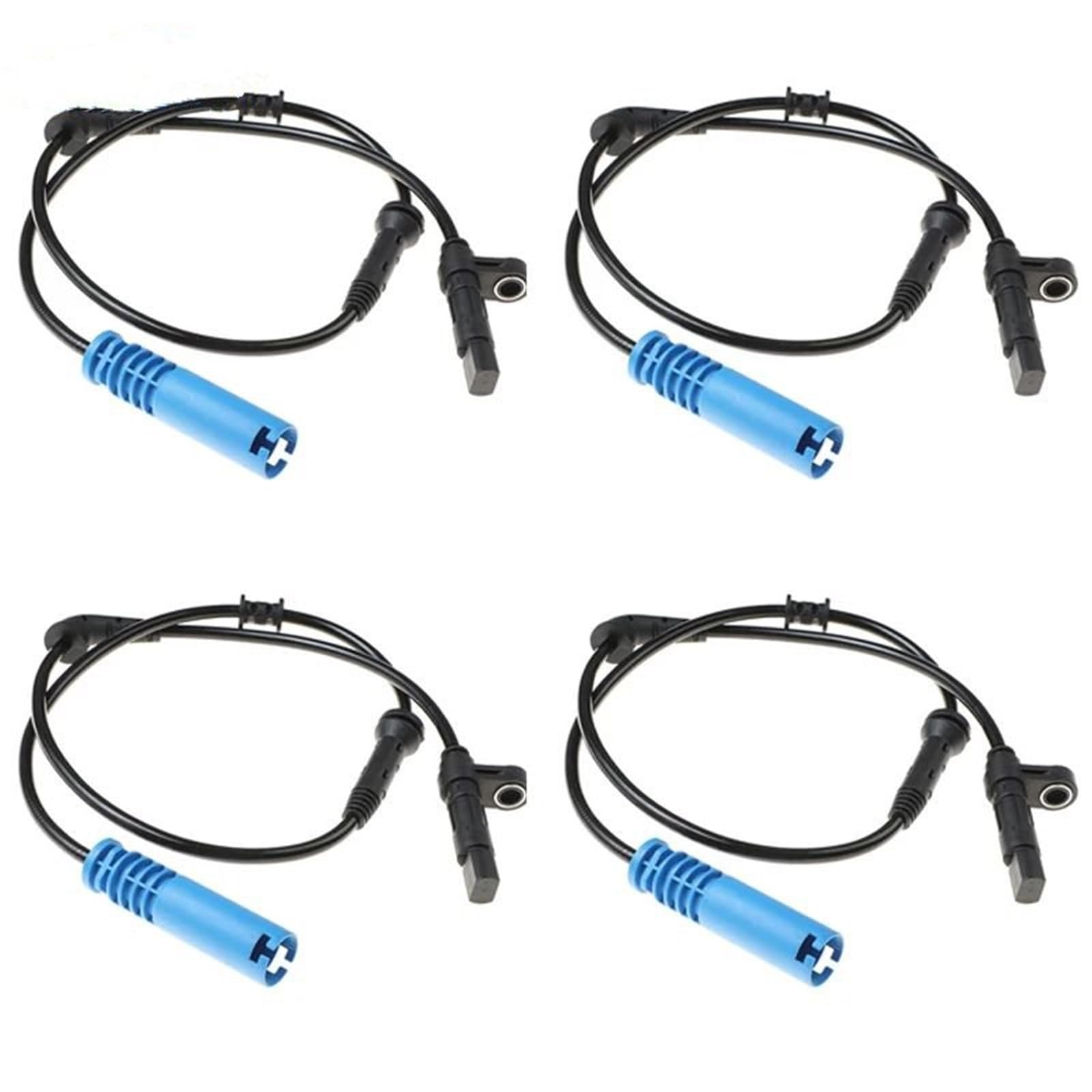 YPLVWSOYQ Raddrehzahlsensor Kompatibel Mit Mini Für Cooper Für R50 R52 Für R53 Vorne Hinten Links Rechts ABS-Radgeschwindigkeitssensor Autozubehör 34526756384 34526756385(4pcs Front) von YPLVWSOYQ