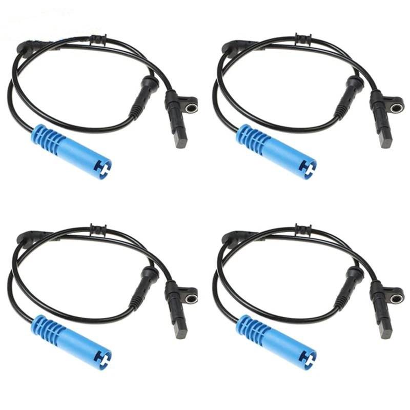 YPLVWSOYQ Raddrehzahlsensor Kompatibel Mit Mini Für Cooper Für R50 R52 Für R53 Vorne Hinten Links Rechts ABS-Radgeschwindigkeitssensor Autozubehör 34526756384 34526756385(4pcs Front) von YPLVWSOYQ