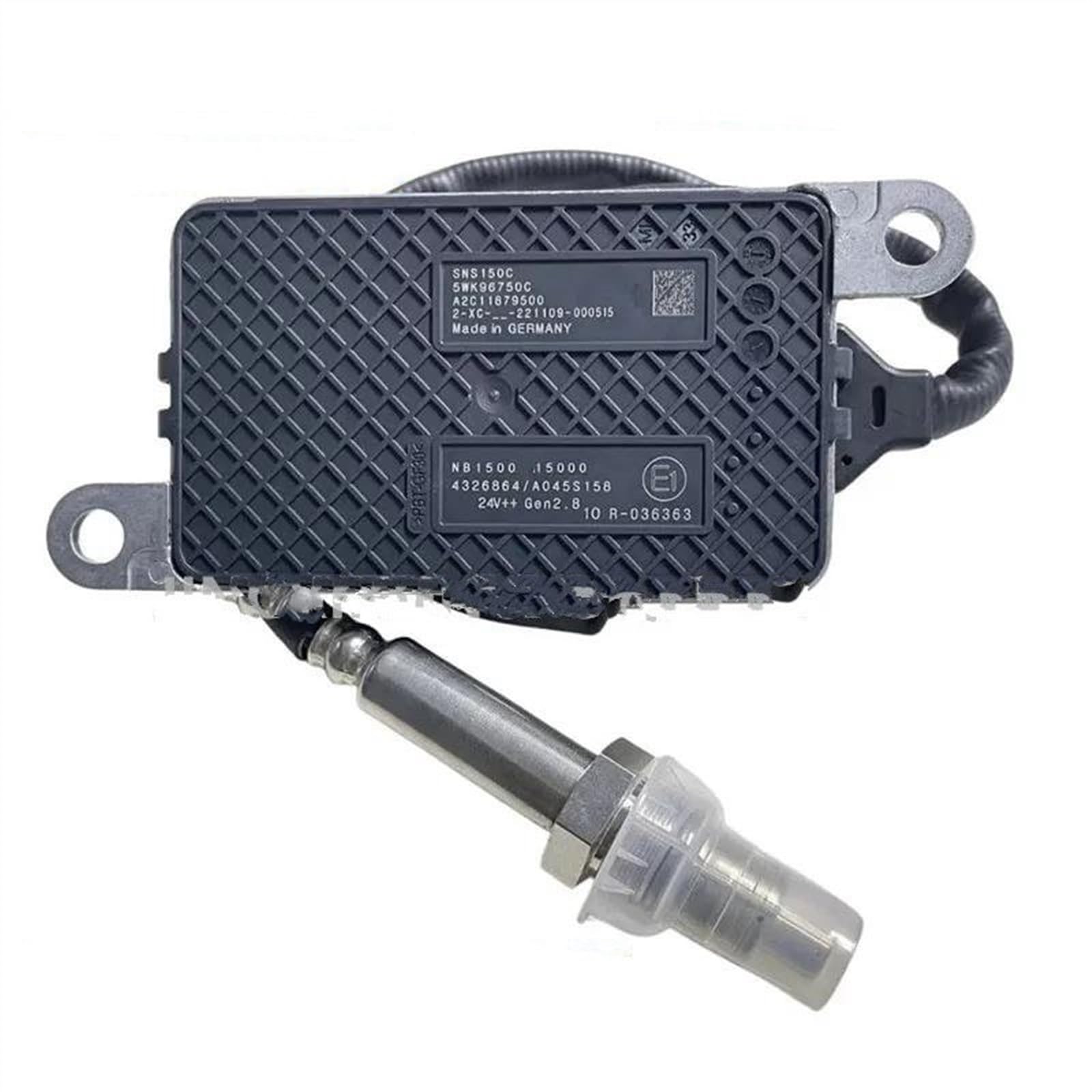 YPLVWSOYQ Stickoxid NOx Sensor Kompatibel Mit Cummins 4326864 5WK96750C A2C95992900 1710806 A045S158 Stickstoff Sauerstoff NOx Sensor Sensor Sonde Motor LKW Auto Zubehör(5WK96750C) von YPLVWSOYQ