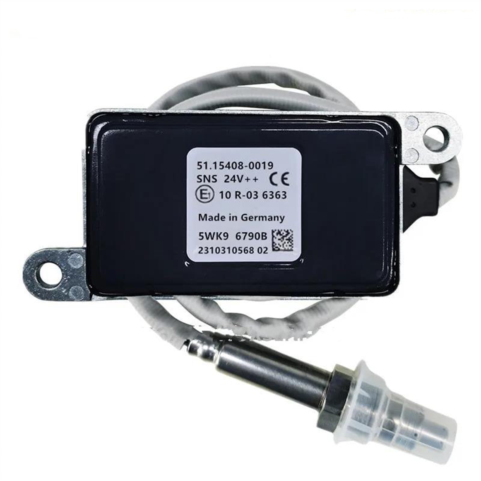 YPLVWSOYQ Stickoxid NOx Sensor Kompatibel Mit Man Für Euro6 LKW 51154080019 5WK96790B Stickstoff-Sauerstoff-Nox-Sensor-Sensorsonde Stickstoffoxid-Sensor 51.15408-0019 24V(5WK96790B) von YPLVWSOYQ