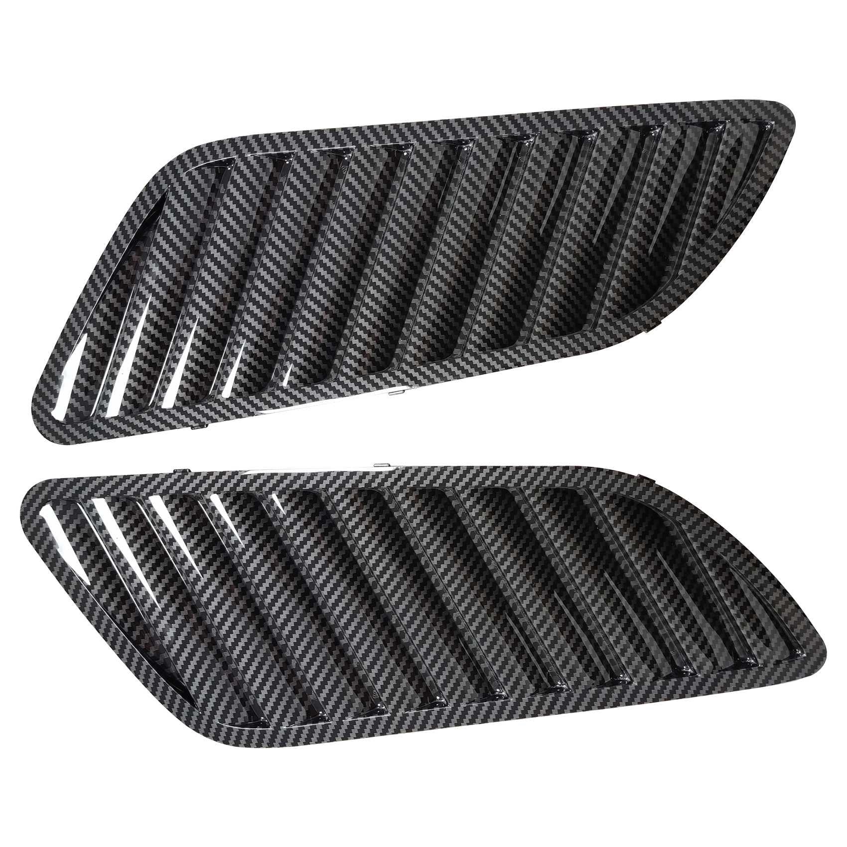 YPLVWSOYQ Turbo Motorhaube Kompatibel Mit E90 E91 E92 F30 E46 Auto-Frontgrill-Haubenabdeckung, Kohlefaser-Motorhaubengrill-Luftauslass-Entlüftungsabdeckung, Dekorativer Aufkleber von YPLVWSOYQ