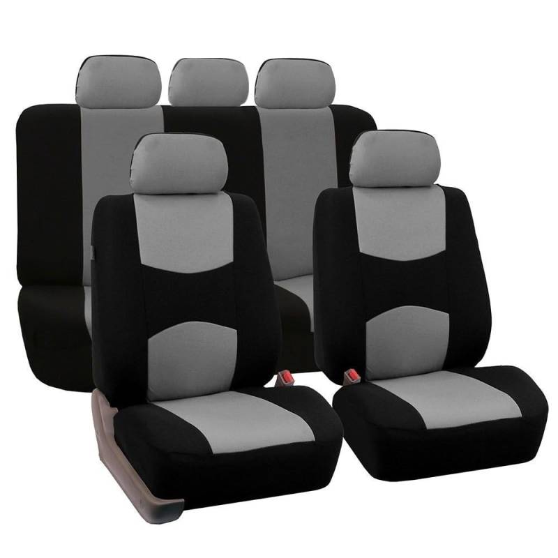 YPQNCO Autositzbezüge für Toyota Handlander 5-Seats (XU50) 3. Gen 2015-2017 2018 2019 2020, Sitzschoner Vorne Hinten Schonbezüge Auto Innenraum Zubehör,Grey1 von YPQNCO