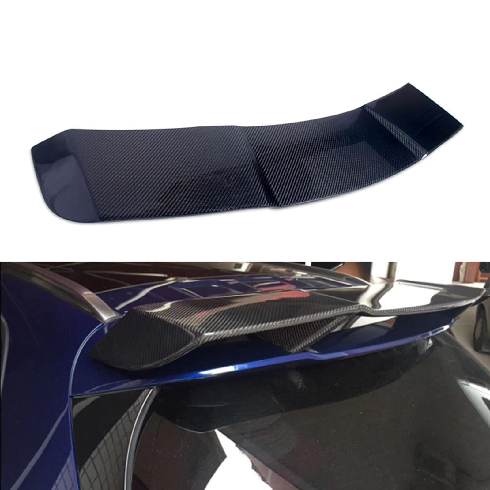 Heckspoiler Kompatibel für Benz A-Class W176 W177 R Style, Auto Heckspoilerlippe Spoiler Flügel Heckdeckel Zubehör, Echt Carbon von YPSQQHD