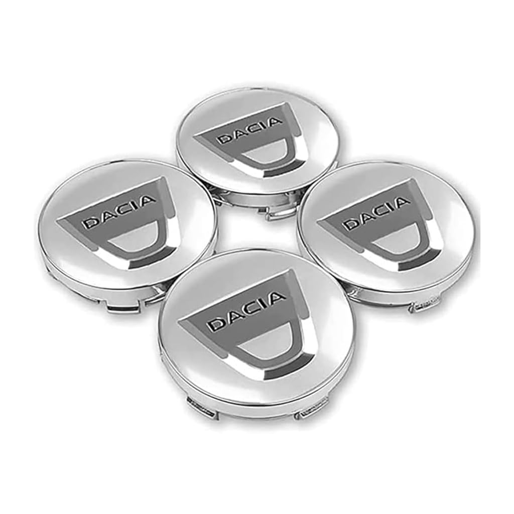 4 Stück Auto Radnabenkappen für Dacia Duster 2018-2023 56mm, Nabendeckel Radnabendeckel Felgendeckel Radkappen ZubehöR von YPSWYYXC